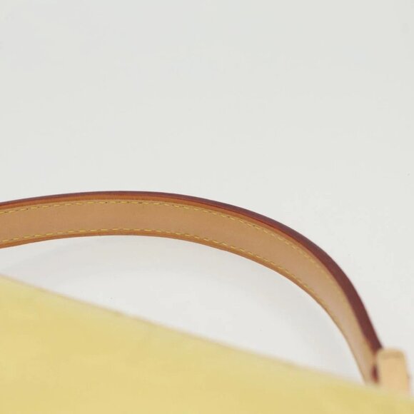LOUIS VUITTON Monogram Vernis Spring Street Bag Lime Yellow - Picture 9 of 16